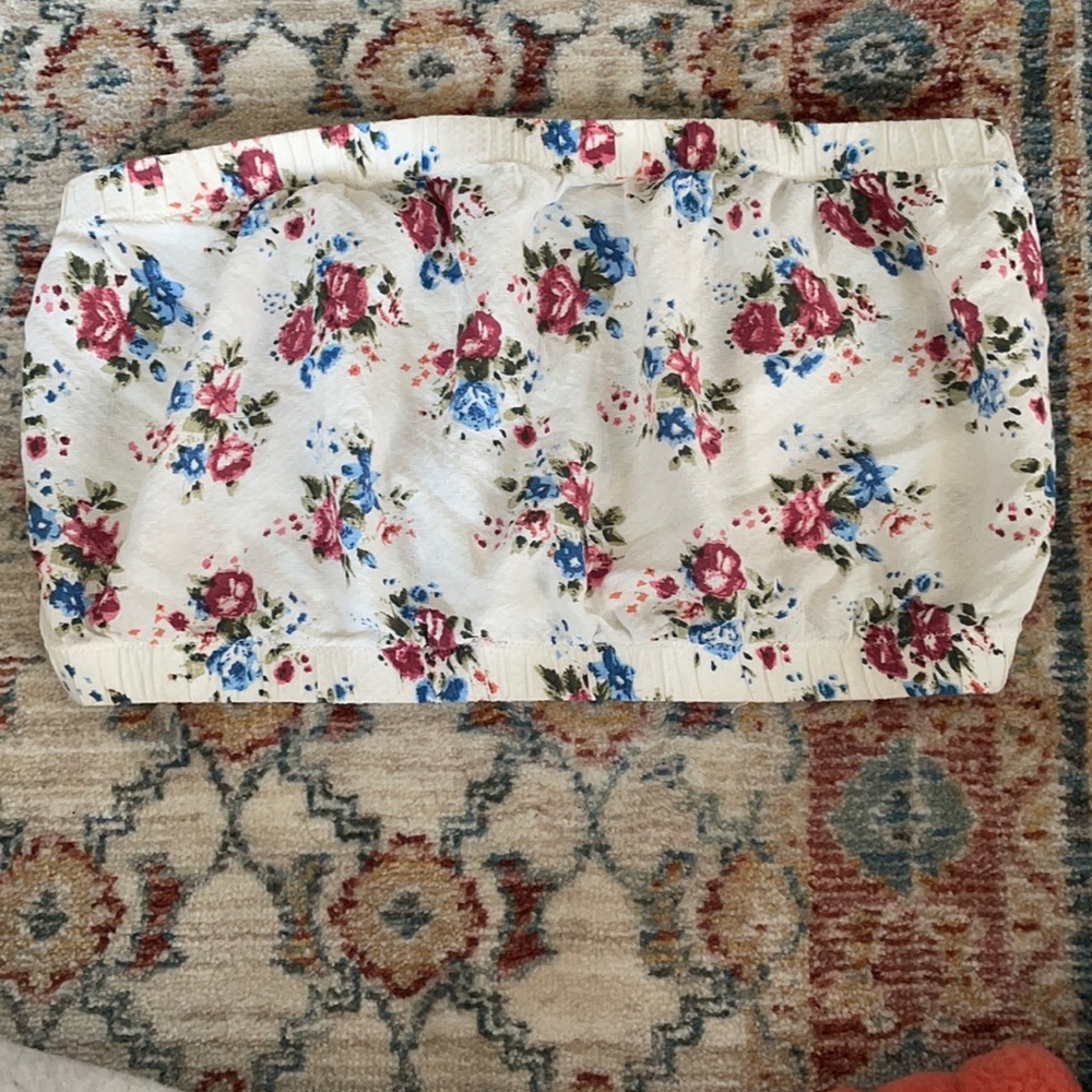 Free people strapless blouse